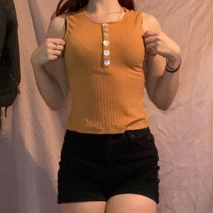 orange button tank